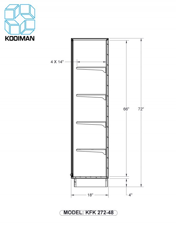 Full Style Wallcase Standard Dimensions